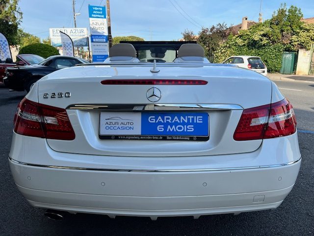 MERCEDES CLASSE E 250 FASCINATION  Décapotable 2011