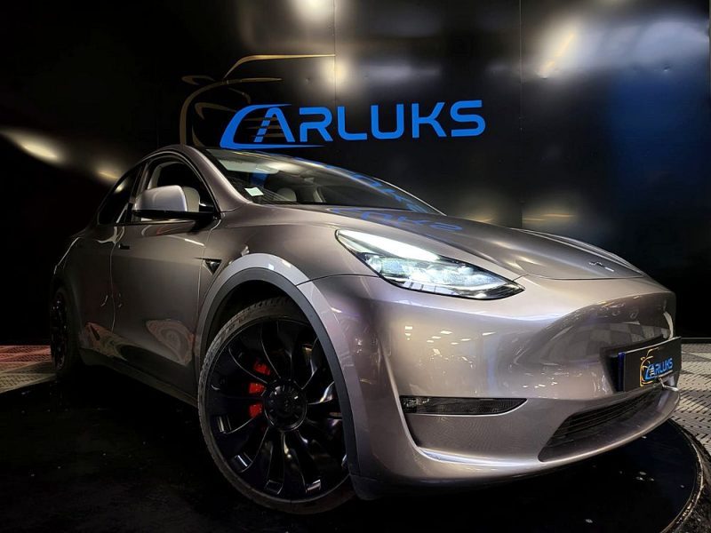 TESLA MODEL Y EV PERFORMANCE TRACTION INTEGRAL 534cv DUAL MOTOR CUIR BLANC / SIEGES CHAUFFANTS