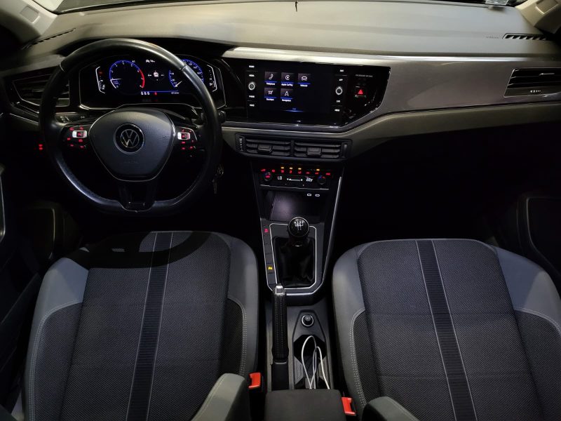 VOLKSWAGEN POLO VI 1.0 TSI 95 CV R LINE / VIRTUAL COCKPIT / CAMERA DE RECUL / RADAR AV ET AR / PACK 