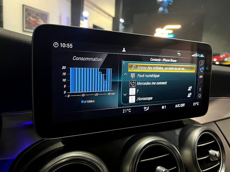 MERCEDES CLASSE C Coupé 220 D 194 cv 9G-TRONIC AMG LINE TOIT OUVRANT / CAMERA / SIEGES CHAUFFANT