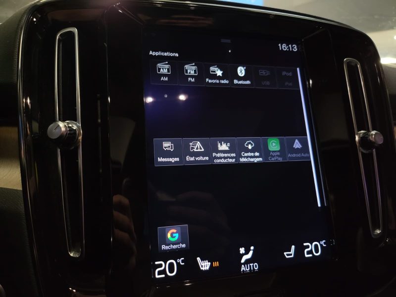 VOLVO XC40 D3 150cv GEARTRONIC8 INSCRIPTION LUXE / 1ER MAIN / SUIVI VOLVO / TOIT OUVRANT / CARP