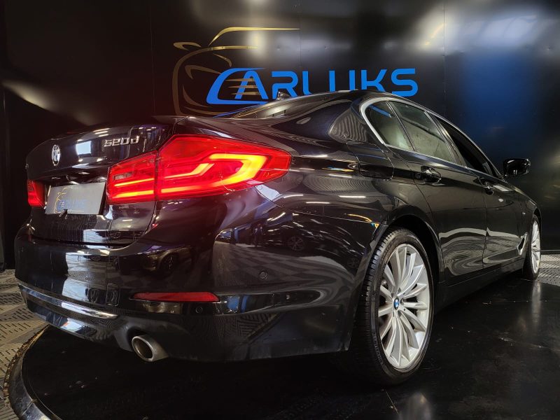 BMW SERIE 520d xDrive 190cv LUXURY LINE / SUIVI BMW / 360 / TOIT OUVRANT / CUIR ELEC ET CHAUFFANTS