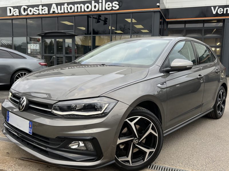 VOLKSWAGEN POLO 6 VI R-LINE 1.0 TSI 110 Cv BOITE AUTO CAMERA GPS CARPLAY & ANDROID - GARANTIE 6 MOIS