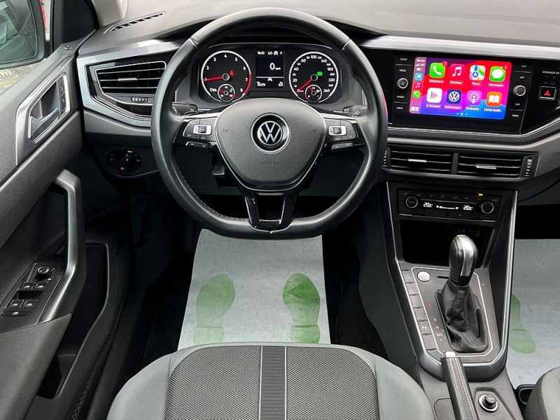 VOLKSWAGEN POLO 6 VI R-LINE 1.0 TSI 110 Cv BOITE AUTO CAMERA GPS CARPLAY & ANDROID - GARANTIE 6 MOIS