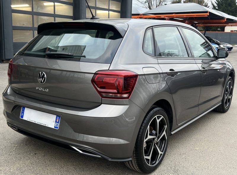 VOLKSWAGEN POLO 6 VI R-LINE 1.0 TSI 110 Cv BOITE AUTO CAMERA GPS CARPLAY & ANDROID - GARANTIE 6 MOIS