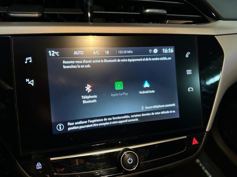 OPEL CORSA F Electrique 136cv Edition BVA // APPLE CARPLAY/ANDROID AUTO/RADAR-AR