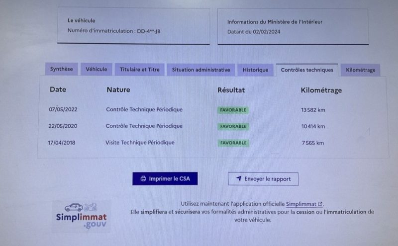 PEUGEOT 308 COUPE CABRIOLET PHASE 2 1.6 VTI 120 Cv 1ERE MAIN ORIGINE FRANCE 20 557 Kms CRIT AIR 1