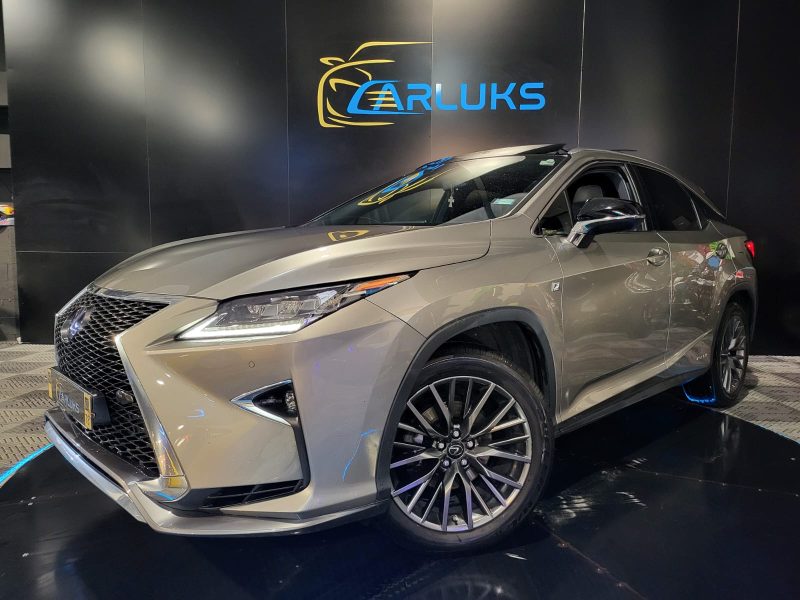 LEXUS RX 450h Hybrid 313/262cv F Sport BVA / TOIT OUVRANT/CAMERA/SIEGES CHAUFFANT-VENTILES