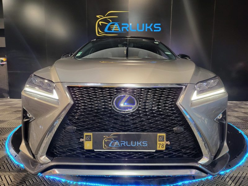 LEXUS RX 450h Hybrid 313/262cv F Sport BVA / TOIT OUVRANT/CAMERA/SIEGES CHAUFFANT-VENTILES