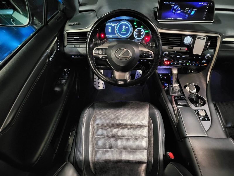 LEXUS RX 450h Hybrid 313/262cv F Sport BVA / TOIT OUVRANT/CAMERA/SIEGES CHAUFFANT-VENTILES