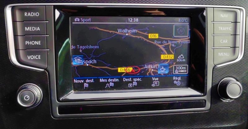 VOLKSWAGEN GOLF VII GTD 2.0 TDI 184ch Gris carbone