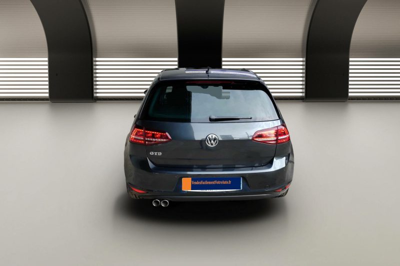 VOLKSWAGEN GOLF VII GTD 2.0 TDI 184ch Gris carbone