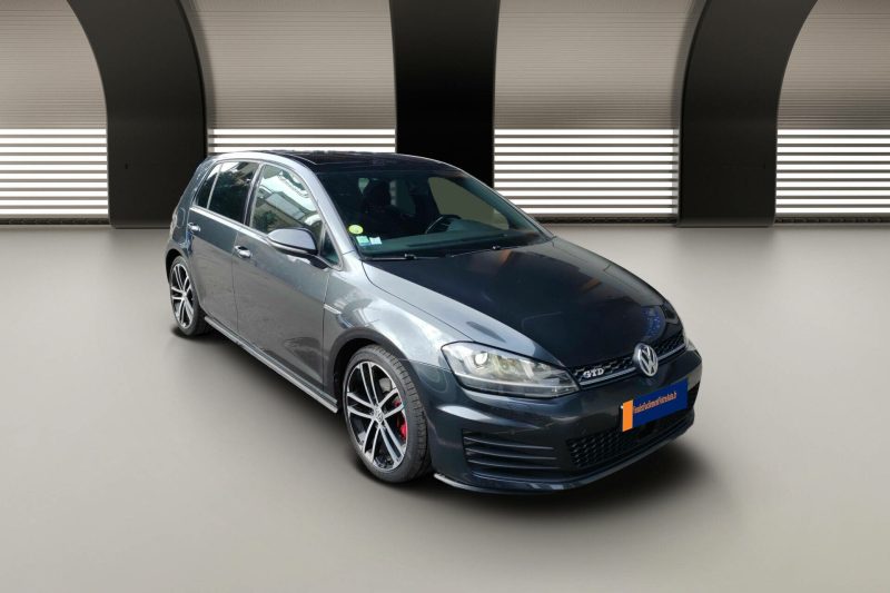 VOLKSWAGEN GOLF VII GTD 2.0 TDI 184ch Gris carbone
