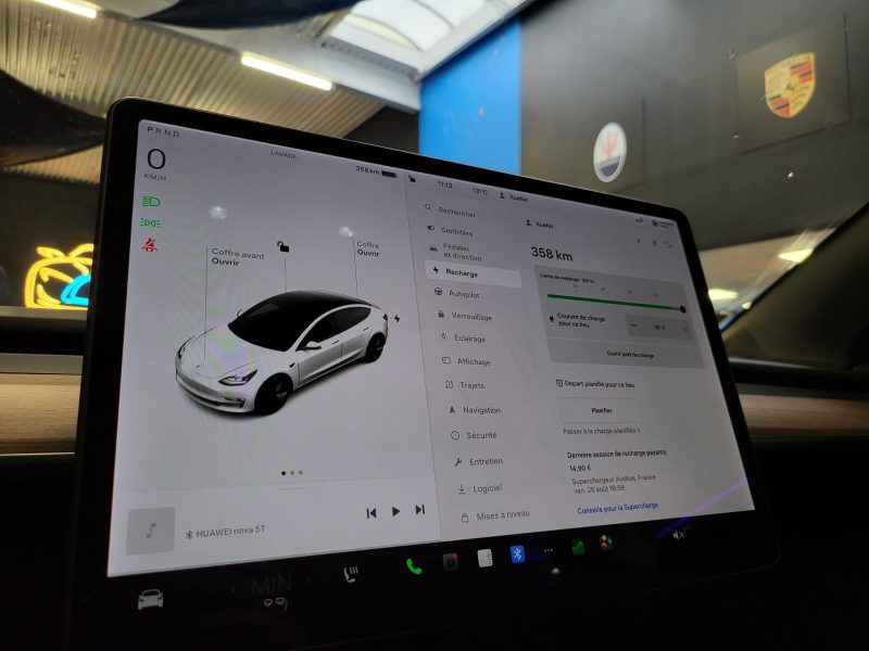 TESLA MODEL 3 STANDART RANGE PLUS 275cv / GARANTIE CONSTRUCTEUR / TOIT PANO / FULL LED / FAIBLE KILO