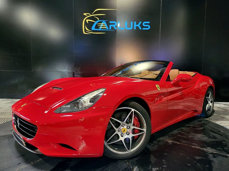 FERRARI CALIFORNIA Cabriolet 4.3 V8 460cv BVA / CARPLAY/ANDROID AUTO/CAMERA/LAUNCH CONTROL