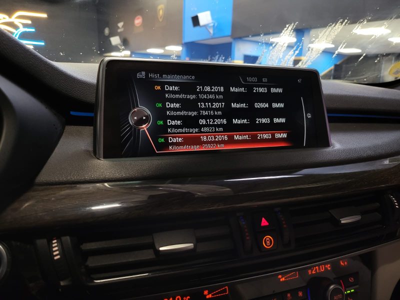 BMW X5 S-Drive 25d 218cv LOUNGE TOIT OUVRANT / ATTELAGE / 360° / CUIR BLANC ELECT A MEMOIRE