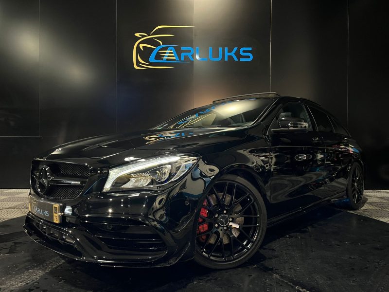 MERCEDES CLA AMG CLA 45 4-matic 420 CV WHITE ART EDITION PACK CARBON / PACK AERO / APPLE CARPLAY