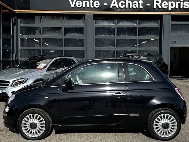 FIAT 500 II LOUNGE 1.2 69 Cv TOIT PANORAMIQUE BLUETOOTH CLIMATISATION CRIT AIR 1 - GARANTIE 1 AN