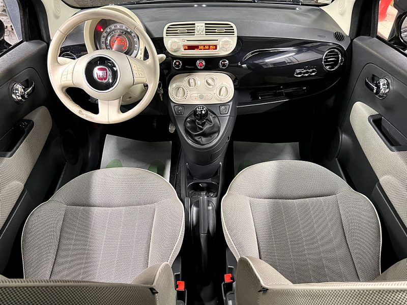 FIAT 500 II LOUNGE 1.2 69 Cv TOIT PANORAMIQUE BLUETOOTH CLIMATISATION CRIT AIR 1 - GARANTIE 1 AN