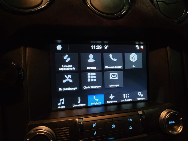 FORD MUSTANG GT Coupé 5.0 V8 421cv BVA / SIEGES CHAUFFANT-VENTILES/VOLANT SPORT/CAMERA DE RECUL