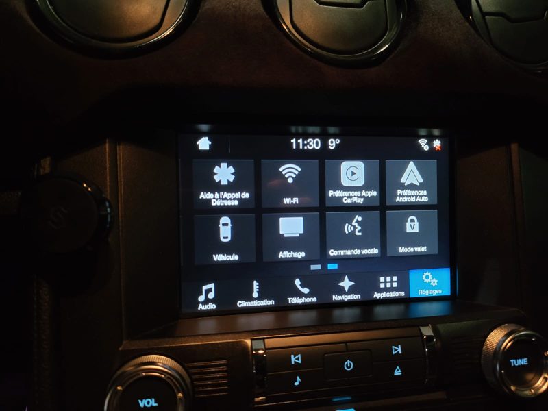 FORD MUSTANG GT Coupé 5.0 V8 421cv BVA / SIEGES CHAUFFANT-VENTILES/VOLANT SPORT/CAMERA DE RECUL