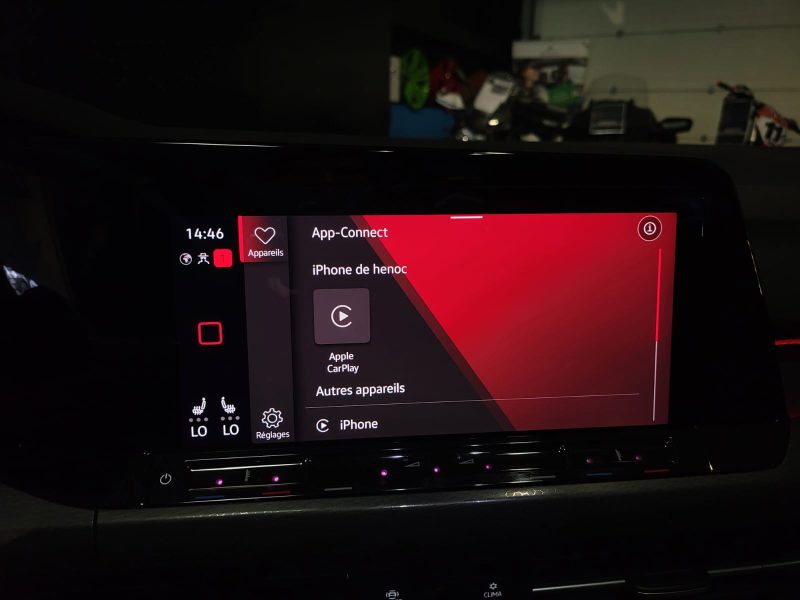 VOLKSWAGEN GOLF VIII GTI 2.0 TSI 245cv DSG7 / APPLE CARPLAY/TOIT OUVRANT/CHARGEUR A INDUCTION