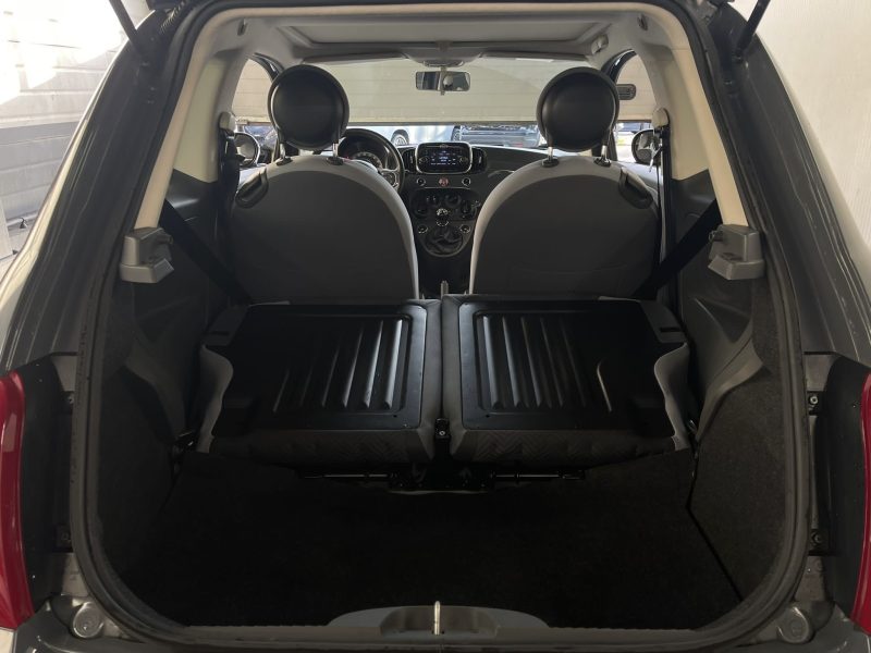 FIAT 500 PHASE 2 LOUNGE 1.2 69 TOIT PANORAMIQUE ECRAN TACTILE BLUETOOTH CRIT AIR 1 - GARANTIE 1 AN