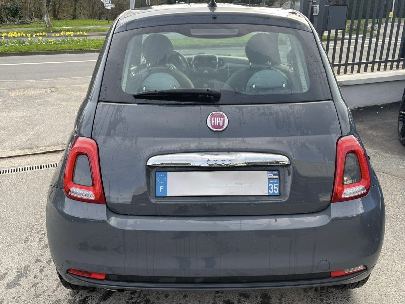 FIAT 500 PHASE 2 LOUNGE 1.2 69 TOIT PANORAMIQUE ECRAN TACTILE BLUETOOTH CRIT AIR 1 - GARANTIE 1 AN
