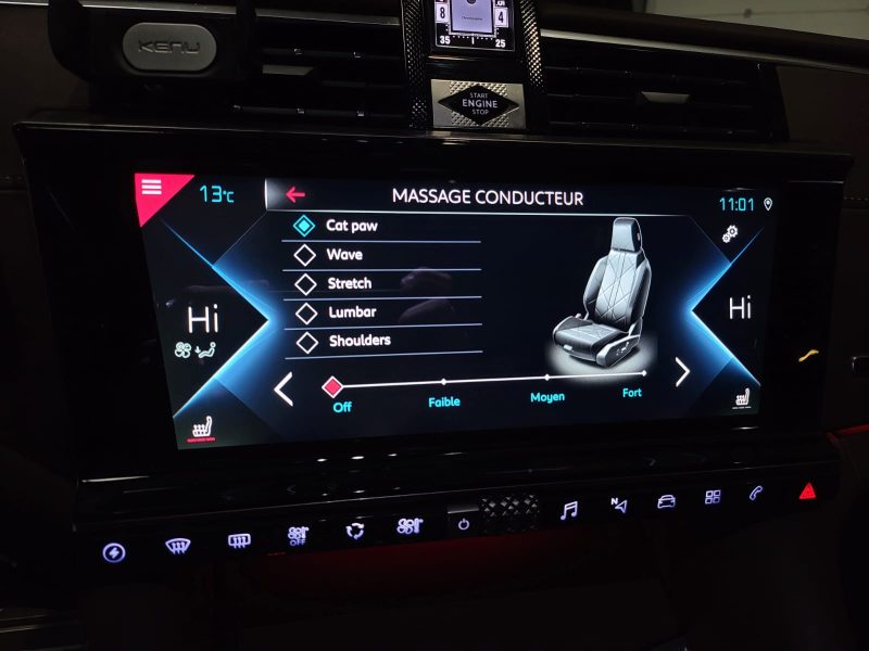 DS DS9 E-Tense Hybrid 225/181cv Opéra BVA / CARPLAY/SIEGES CHAUFFANT-MASSANT AV-AR/SIEGES VENTILES