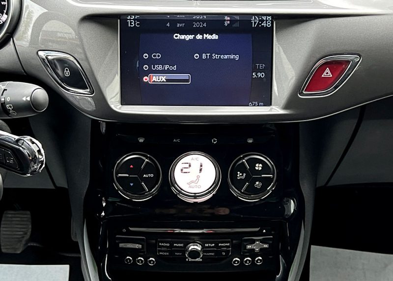 CITROEN DS3 SO CHIC 1.2 VTI 82 Cv 28 800 Kms / GPS BLUETOOTH CRIT AIR 1 - GARANTIE 1 AN