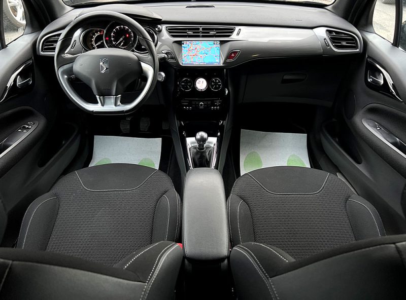 CITROEN DS3 SO CHIC 1.2 VTI 82 Cv 28 800 Kms / GPS BLUETOOTH CRIT AIR 1 - GARANTIE 1 AN