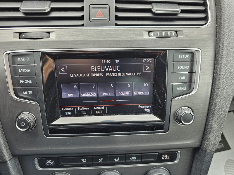 VOLKSWAGEN GOLF VII 1,6 TDI 105 CH BLUEMOTION TECHNOL 