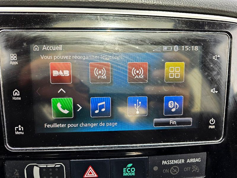 MITSUBISHI OUTLANDER 4X4  2,2 DI-D 150 CH 7 PLACES INTENSE BLACK COLECTION 