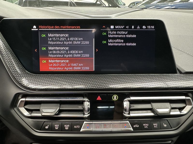 BMW SERIE 1 F40 120D 190 XDRIVE M SPORT BVA8*SIEGES M*