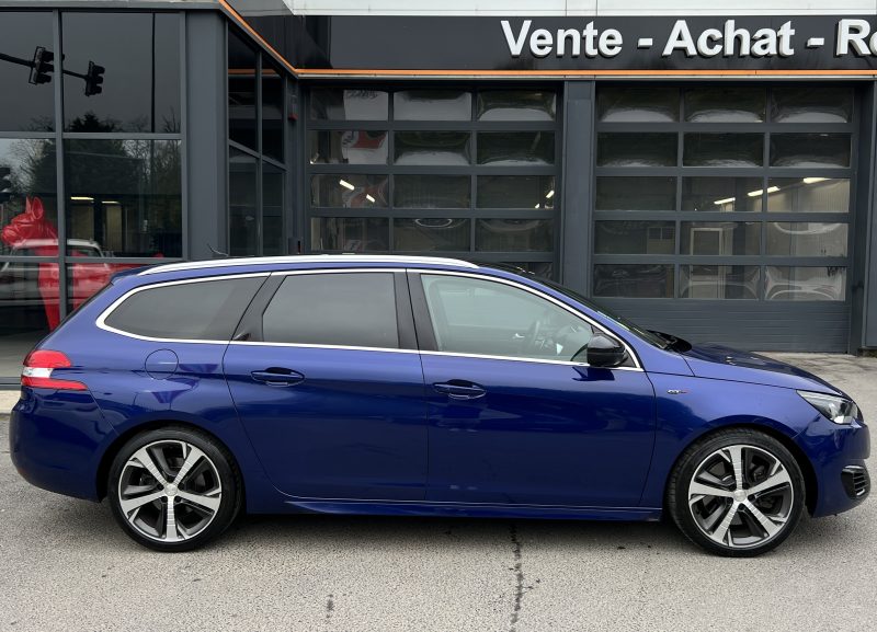PEUGEOT 308 II SW BREAK GT 2.0 BLUE HDI 180 BOITE AUTO TOIT PANO CUIR ALCANTARA CAMERA Garantie 1 an
