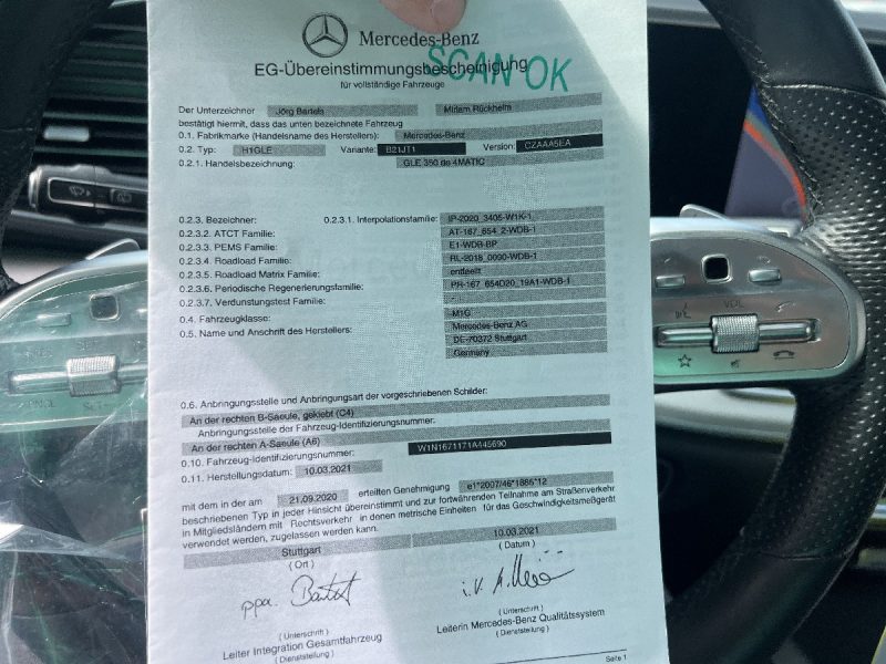 Mercedes-Benz GLE-Klasse GLE 350de 4Matic AMG Line  2021
