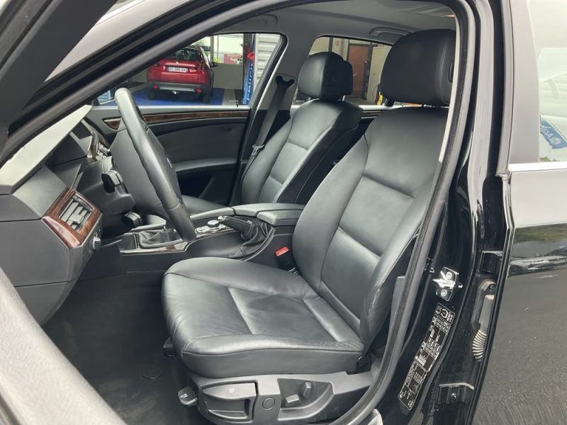 BMW SERIE 5 E60 PHASE 2 LUXE 525D 25D 3.0 6 CYLINDRES 197 ORIGINE FRANCE CUIR GPS BVM6 Garantie 1 an