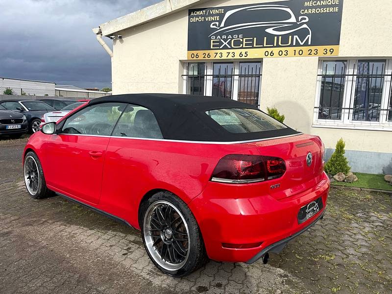 VOLKSWAGEN GOLF CABRIO GTI ROUGE AUTOMATIQUE  2012