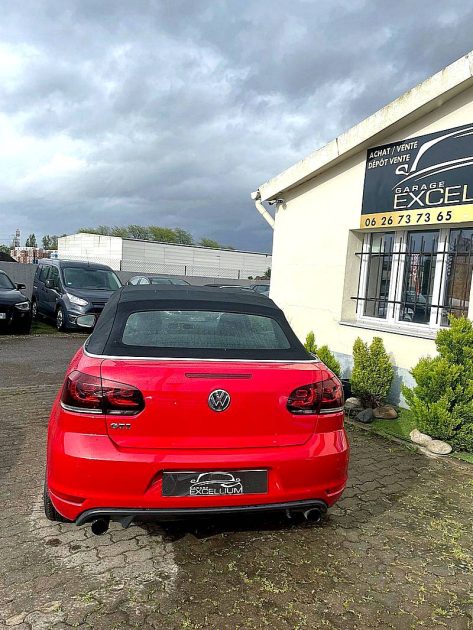 VOLKSWAGEN GOLF CABRIO GTI ROUGE AUTOMATIQUE  2012