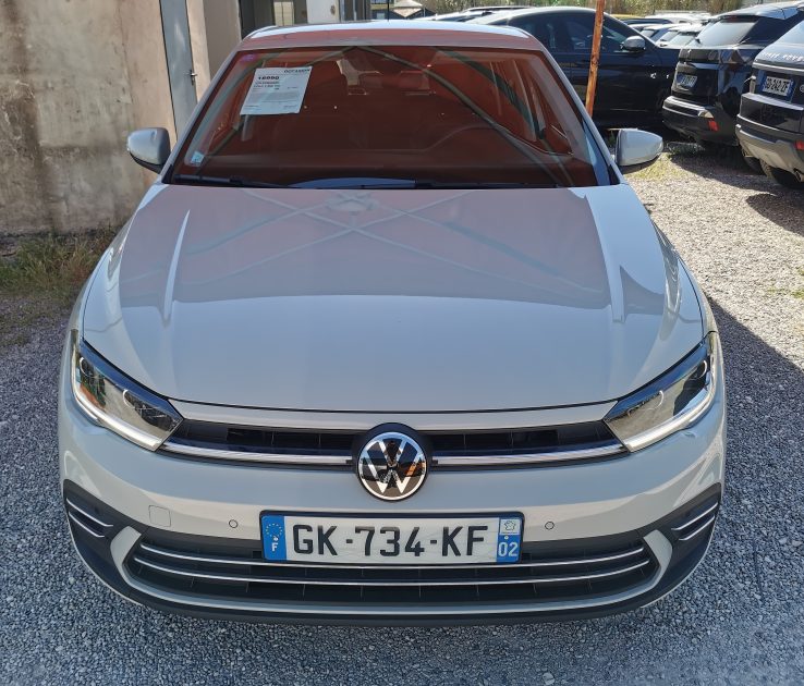 VOLKSWAGEN POLO 1,0TSI 95CH CARAT 2022