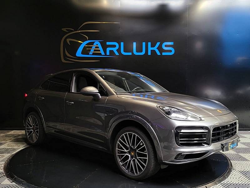 PORSCHE CAYENNE 3.0 E-HYBRID COUPE 462cv SUIVI COMPLET PORSCHE / ATTELAGE / PACK SONO BASSLINK MINI