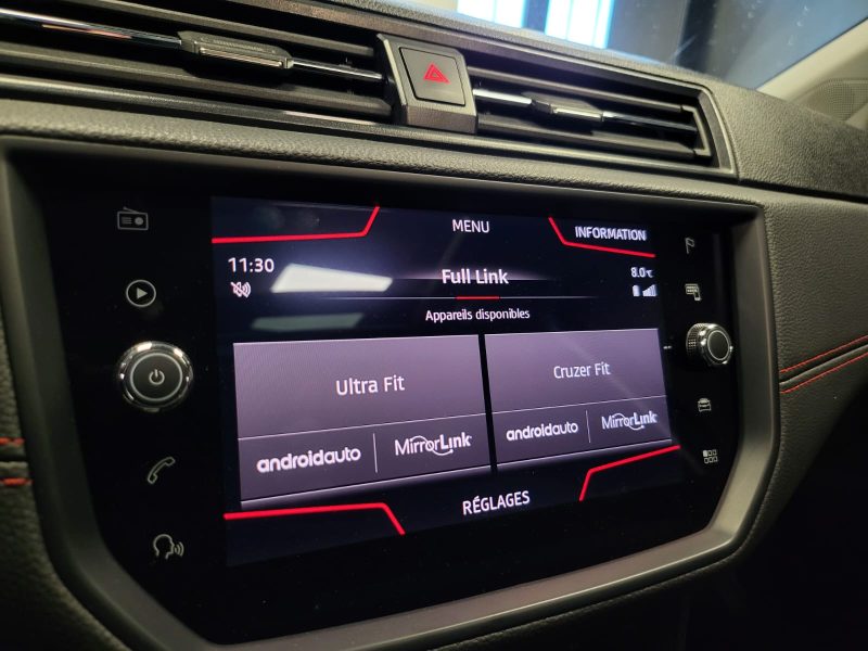 SEAT IBIZA 1.6 TDI 95cv FR / TOIT OUVRANT+VIRTUAL COCKPIT+CARPLAY+CAMÉRA DE REC