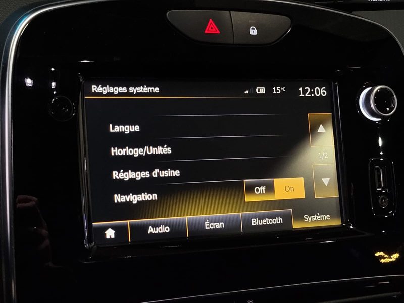 RENAULT CLIO IV 1.2 TCe 120cv Energy Intens BVM6 / CAMERA DE RECUL/GPS/BLUETOOTH/RADAR-AR