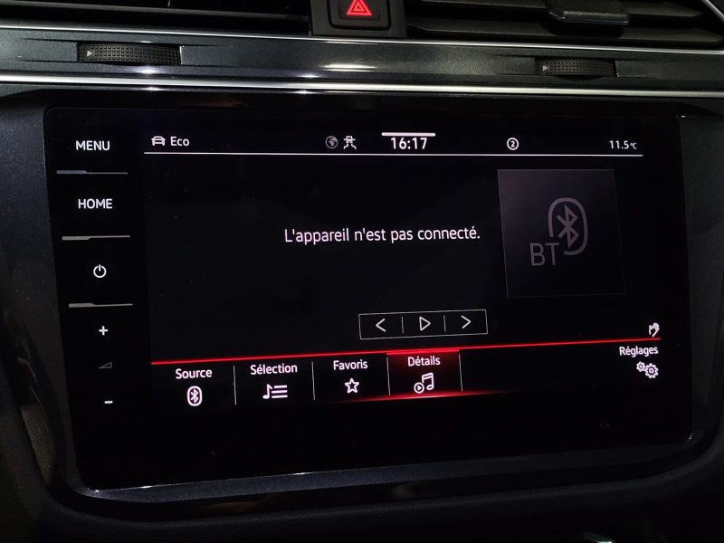 VOLKWAGEN TIGUAN 2.0 TDI 200cv R-Line 4Motion DSG / APPLE CARPLAY/SIEGES CHAUFFANT/CAMERA DE RECUL