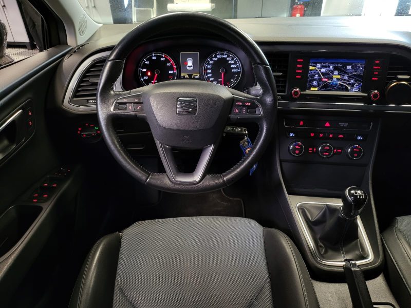 SEAT LEON 1.4 TSI 150cv ITECH / GPS+AIDE AU PARKING+SIEGE CUIR+TISSUS/