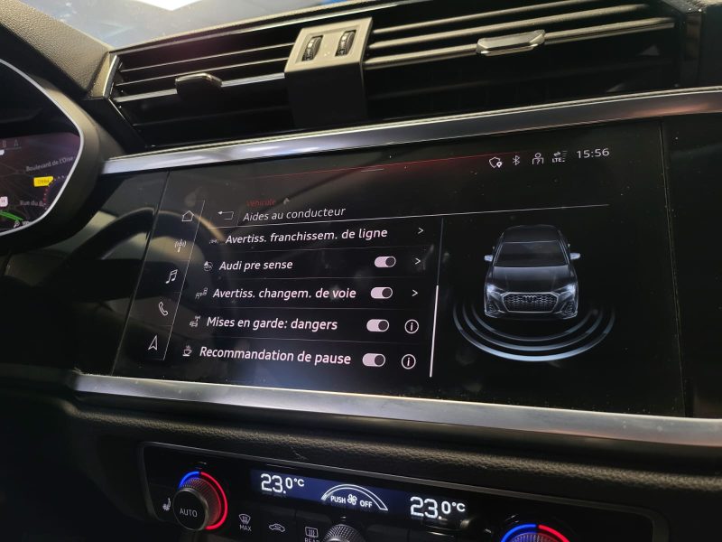 AUDI Q3 Sportback 35 TDi 150cv PACK S-LINE DESIGN LUXE VIRTUAL / KEYLESS / CUIR CHAUFFANT ELECT