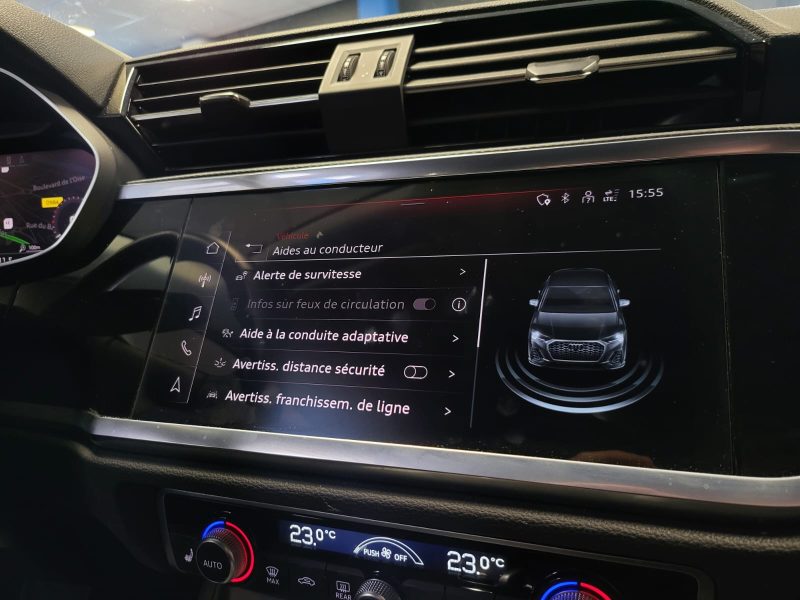 AUDI Q3 Sportback 35 TDi 150cv PACK S-LINE DESIGN LUXE VIRTUAL / KEYLESS / CUIR CHAUFFANT ELECT