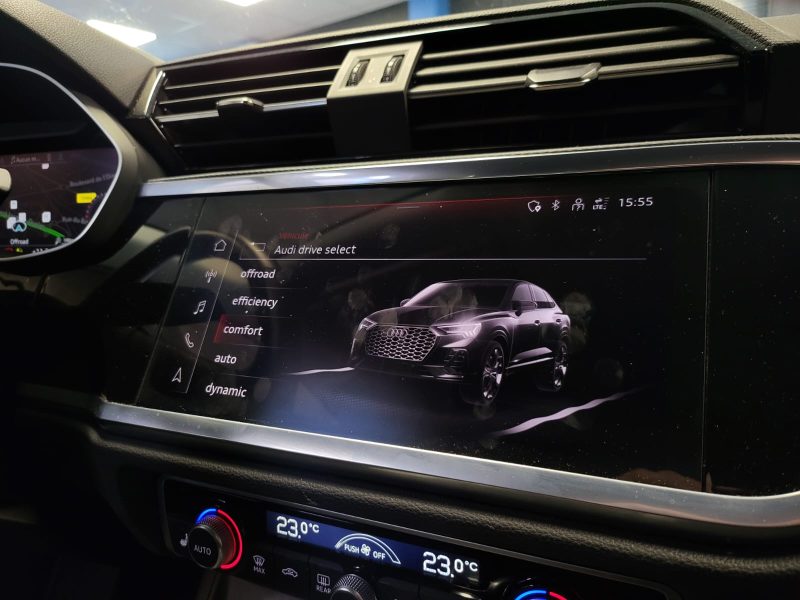 AUDI Q3 Sportback 35 TDi 150cv PACK S-LINE DESIGN LUXE VIRTUAL / KEYLESS / CUIR CHAUFFANT ELECT