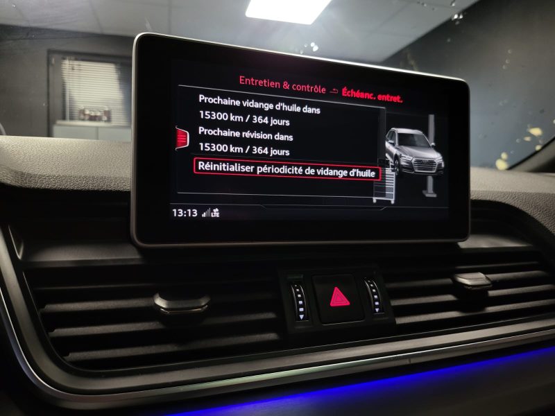 AUDI Q5 2.0 TDI QUATTRO S-TRONIC7 190cv S-LINE / CARPLAY / KEYLESS / CUIR CHAUFFANTS / VIRTUAL COCKP