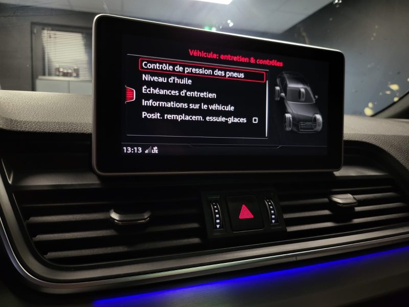 AUDI Q5 2.0 TDI QUATTRO S-TRONIC7 190cv S-LINE / CARPLAY / KEYLESS / CUIR CHAUFFANTS / VIRTUAL COCKP